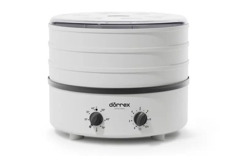 Stöckli dōrrex dehydrator - mattørke med timer og plastgitterbrett