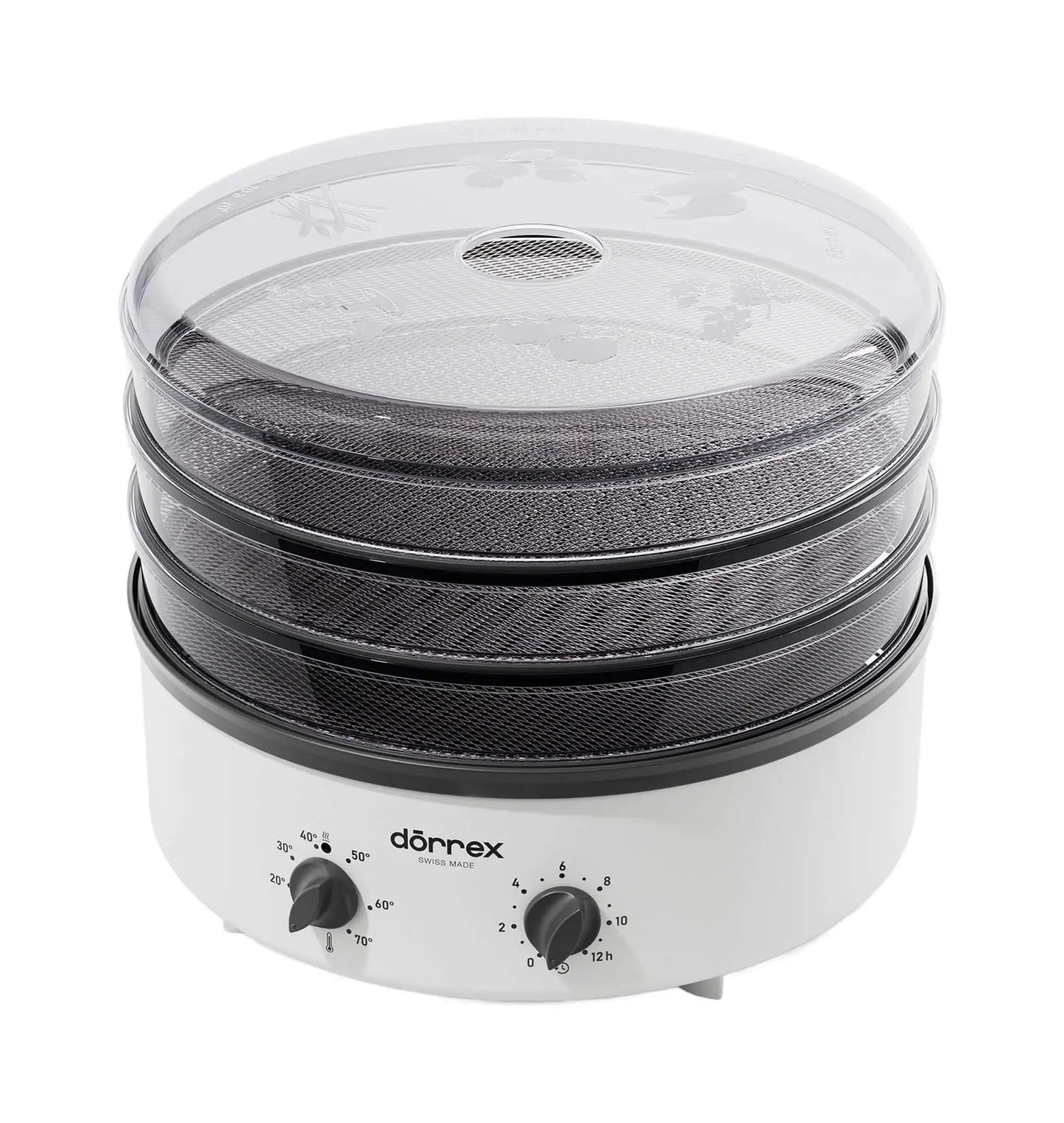 Stöckli Dörrex dehydrator med timer – mattørker med ekstra tørkebrett